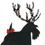 Illustrated Scottie Deer Blank Card, thumbnail 2 of 2
