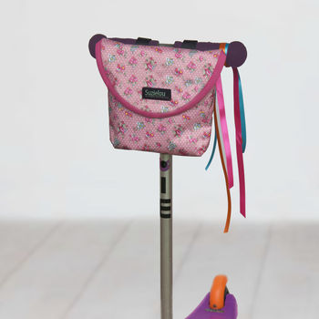 Child's Vintage Rose Handlebar Bag, 7 of 9