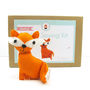 Make Your Own Felt Fox Sewing Kit, thumbnail 1 of 5