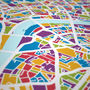 London Map Art Print Colours, thumbnail 3 of 3