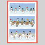 Snow Balls Christmas Card, thumbnail 1 of 2