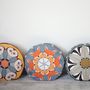 Set Of Three Pouffes Fox Badger And Owl, thumbnail 1 of 7