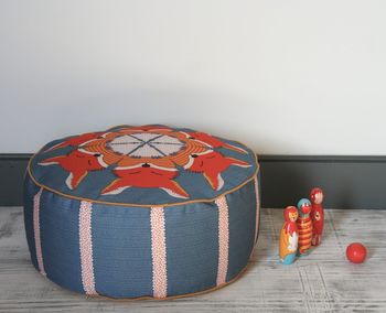 Set Of Three Pouffes Fox Badger And Owl, 6 of 7