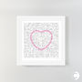 Personalised Word Search Print With Heart, thumbnail 4 of 5
