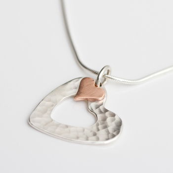Personalised Rose Gold Heart Pendant, 6 of 12
