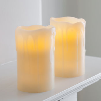 Pair Of Church Battery LED Candles, 2 of 4