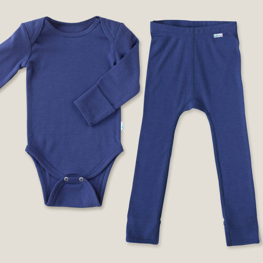 Superfine Merino Toddler Base Layer Set By Superlove