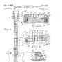 Framed Gibson Les Paul Guitar Patent Art Print, thumbnail 5 of 6