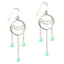 Amelia Earrings Chrysoprase And Silver, thumbnail 1 of 3