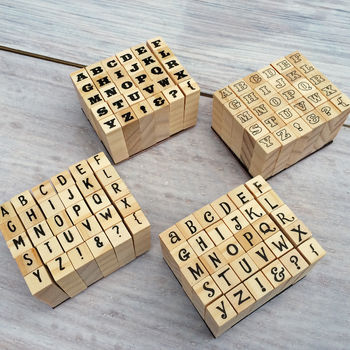 Miniature Alphabet Stamps Set, 4 of 9