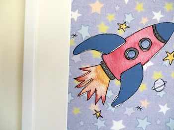 Rocket Children's Personalised Print, 7 of 8