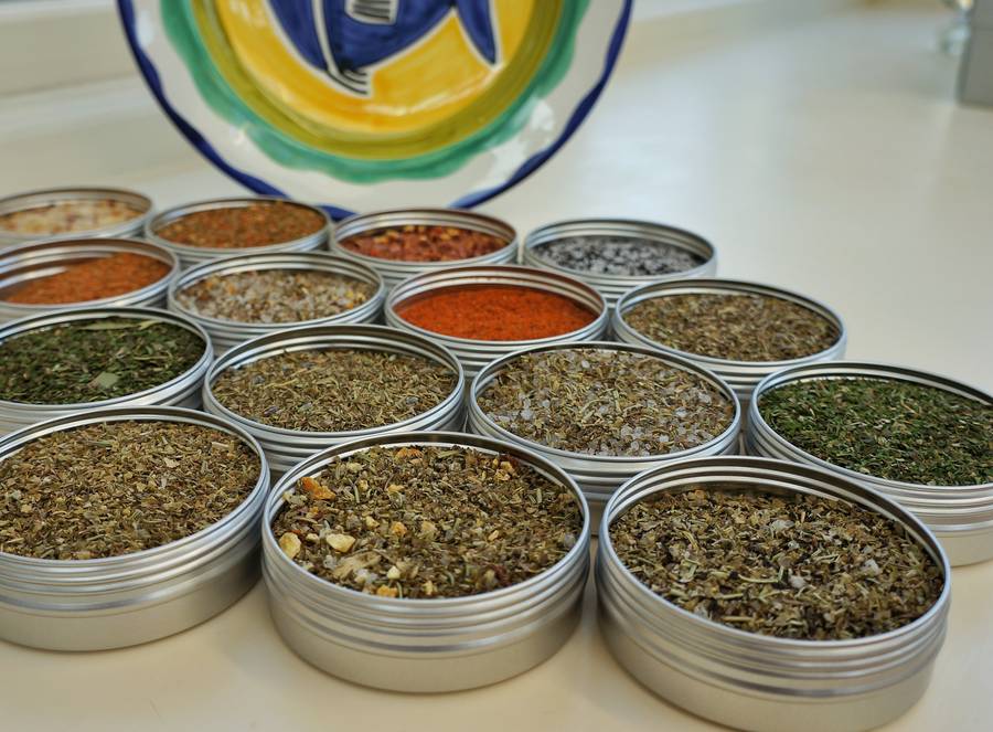 Gourmet Spices Three Tin Collection, Choose Three Tins By