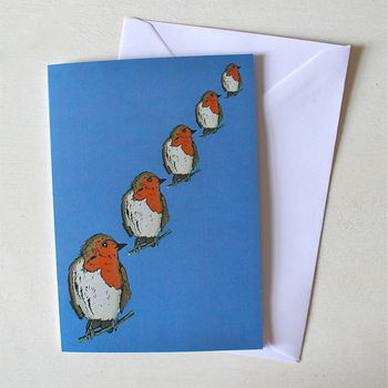 Robin Christmas Card, 3 of 6