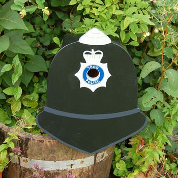 Personalised Police Helmet Bird Box, 4 of 10