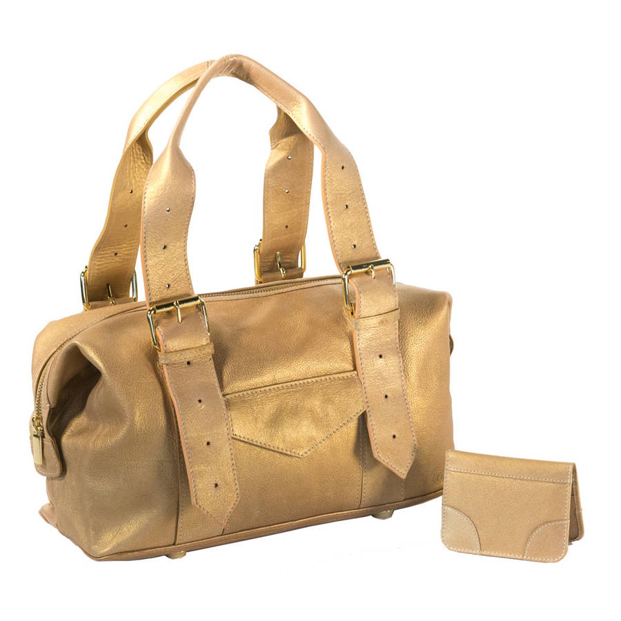 gold-leather-handbag-gift-set-by-betty-betts-notonthehighstreet
