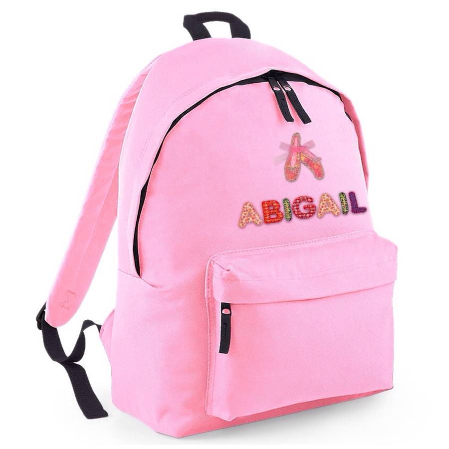 Girls Ballet Personalised Rucksack By Pink Pineapple Home & Gifts