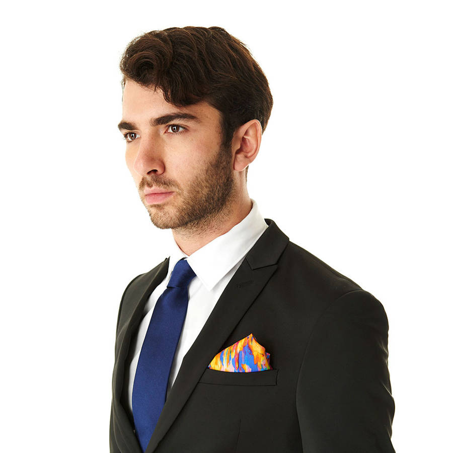 Cloud Nine Mens Pocket Scarf By KathKath Studio London