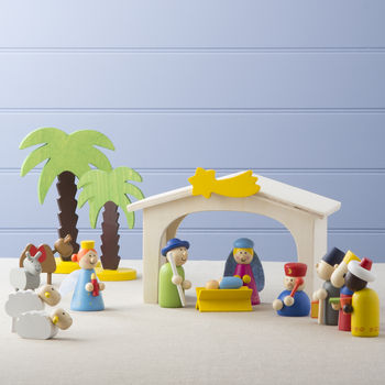 childrens nativity set by the christmas home | notonthehighstreet.com