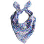 Looking Blue Silk Scarf, thumbnail 3 of 3