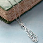 Sterling Silver Dangly Dragonfly Wing Earrings, thumbnail 3 of 5