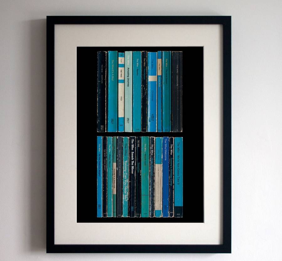 the who 'tommy' album as books poster by lime lace | notonthehighstreet.com