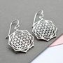 Sterling Silver Moroccan Flower Jewellery Set, thumbnail 2 of 5