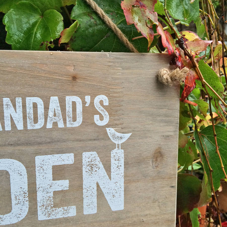 Personalised Garden Shed Sign By Delightful Living