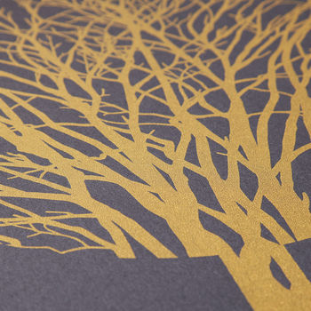 Urban Forest A2 Black Screen Prints, 6 of 7