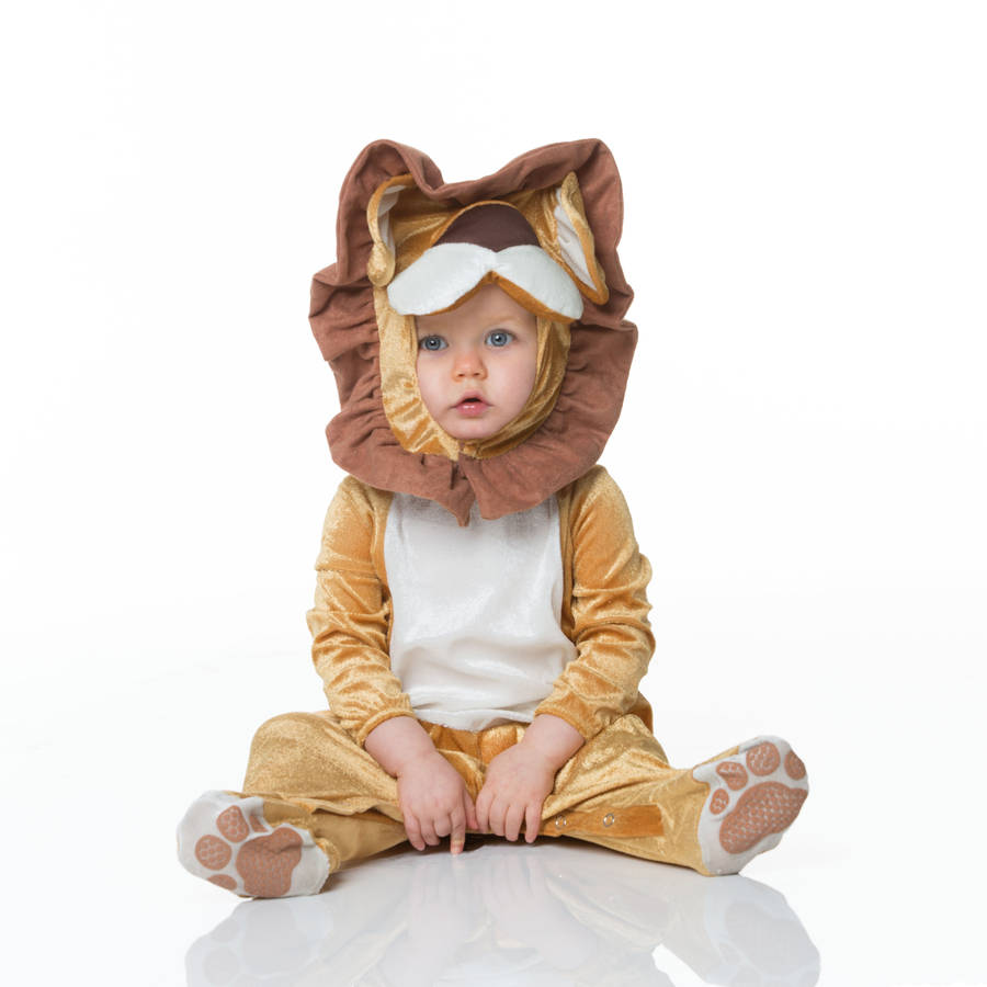 baby's lion dress up costume by time to dress up | notonthehighstreet.com