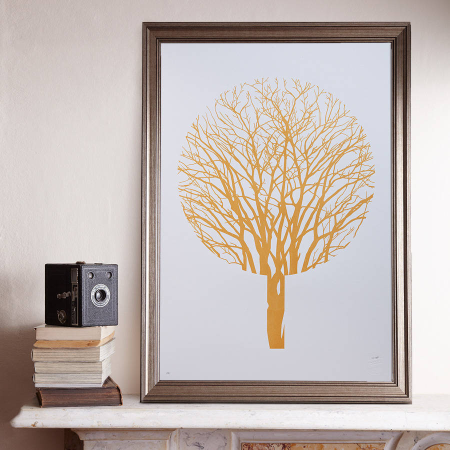 urban forest a2 screen prints by sold | notonthehighstreet.com