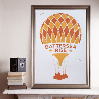 Battersea Rise Two Colour A2 Screen Prints, 3 of 5