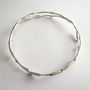 Sterling Silver Arctic Twig Bangle, thumbnail 2 of 3