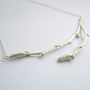 Handmade Sterling Silver Arctic Twig Necklace, thumbnail 2 of 2
