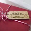 Personalised Wooden Christmas Tag By Auntie Mims | notonthehighstreet.com