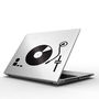 Turntable Decal For Macbook, thumbnail 4 of 4