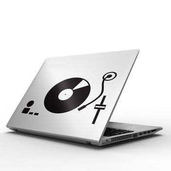 Turntable Decal For Macbook, 4 of 4