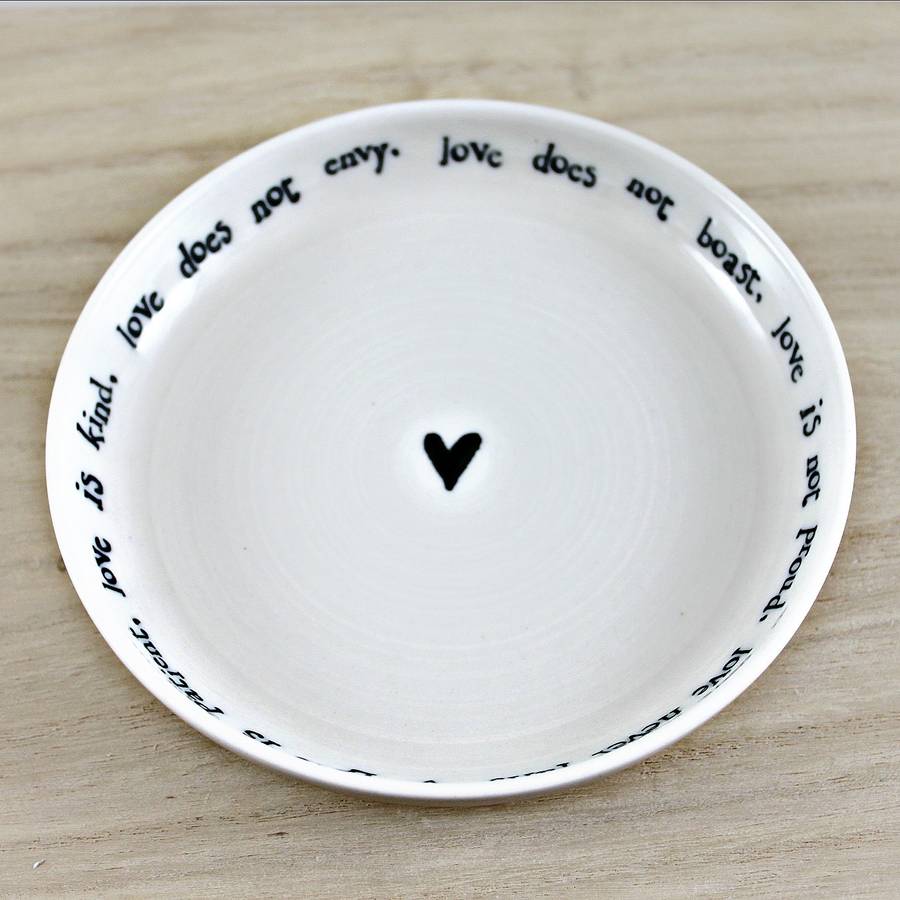 'Love Is Not Proud' Trinket Dish By Posh Totty Designs Interiors ...