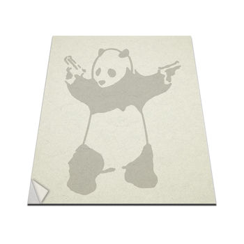 Banksy Panda Decal For Macbook, 2 of 4