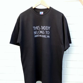 Men's Personalised Daddy T Shirt, 8 of 12