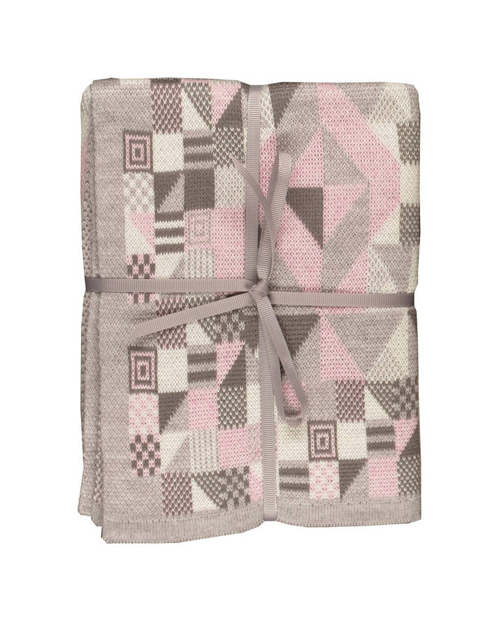 merino pram blanket by sarah elwick knitwear