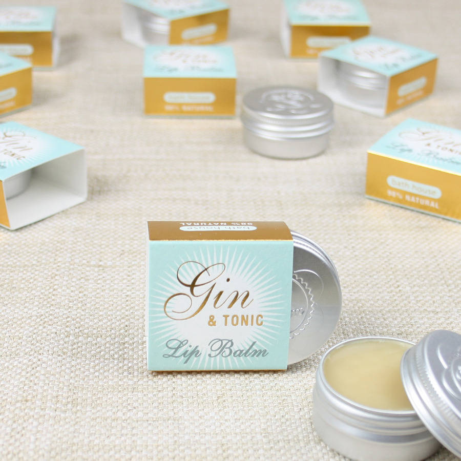 gin and tonic lip balm duo by bath house