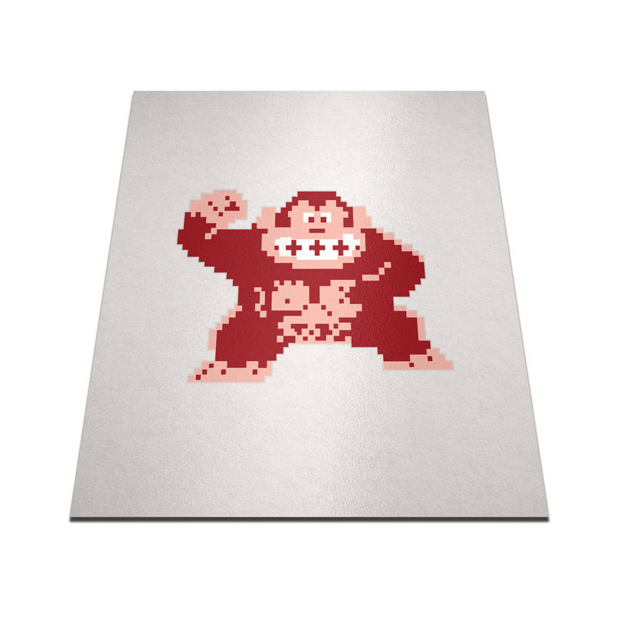 Eight Bit Donkey Kong Vinyl Sticker By Vinyl Revolution