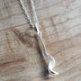 Sterling Silver Falling Leaf Jewellery Set, thumbnail 3 of 6