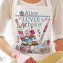 Personalised 'Loves To Bake' Apron, thumbnail 2 of 11