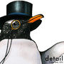 Penguin In A Top Hat Unframed Print, thumbnail 3 of 3