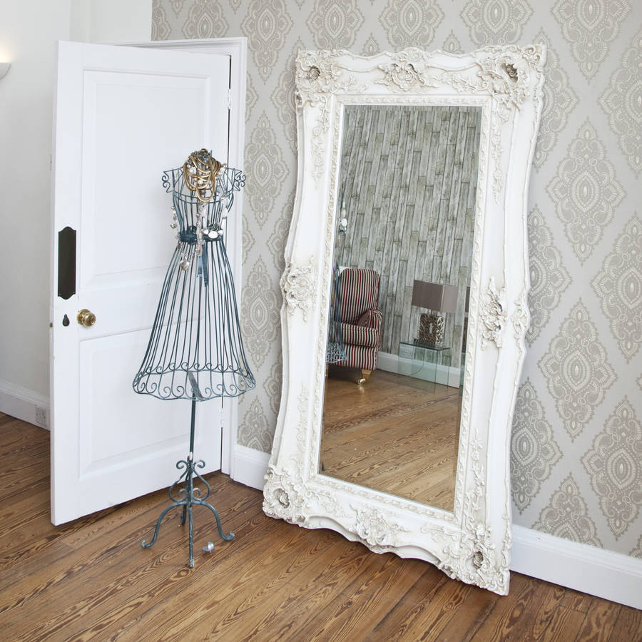 vintage ornate ivory decorative mirror by decorative mirrors online