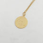 Engraved Disc Necklace, thumbnail 2 of 7
