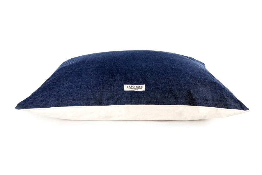 Rokabone Indigo Denim Pillow Bed By Rokabone