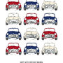 Personalised Mini Cooper Car Print, thumbnail 5 of 11