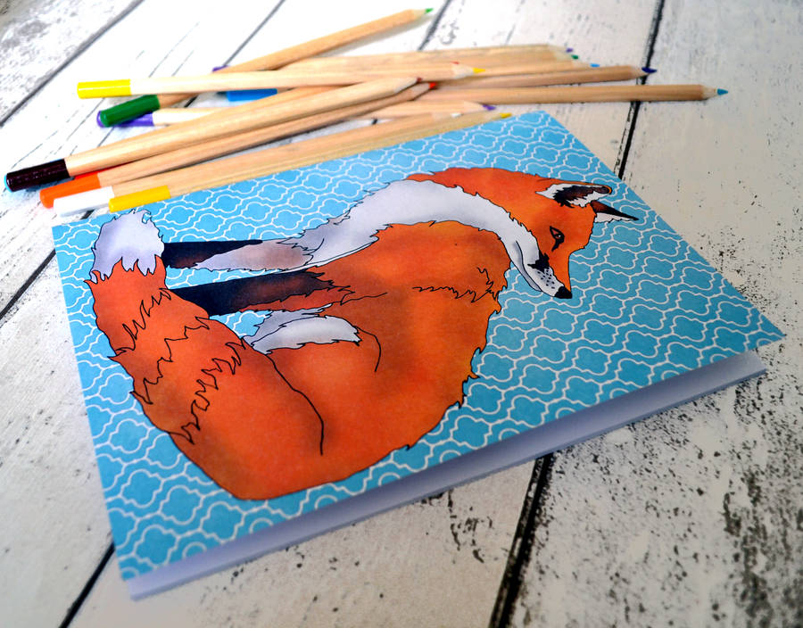 Fox Notebook By Ceridwen Hazelchild Design